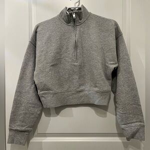 Aritzia | Wilfred Community Half Zip Boxy Sweater, S